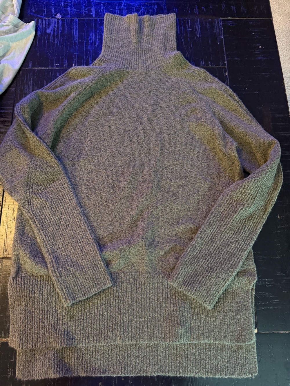 Cozy Women's Olive Green turtle neck Knit Sweater size xsmall by a new day